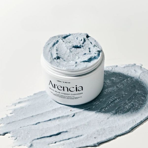 ARENCIA Fresh Blue Hyssop Rice Mochi Cleanser 120g 2 ARENCIA Fresh Blue Hyssop Rice Mochi Cleanser texture