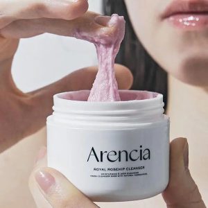 ARENCIA Fresh Rosehip Mochi Cleanser texture 3