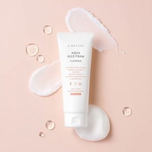 S.NATURE Aqua Rice Foam Cleanser texture