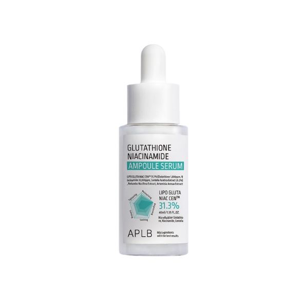 APLB Glutathione Niacinamide Ampoule Serum 40ml 1 APLB Glutathione Niacinamide Ampoule Serum 40ml
