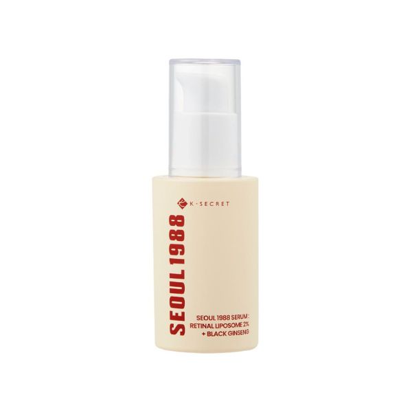 Cosmetici seboregolanti per pelli grasse e impure 12 K-SECRET SEOUL 1988 Serum Retinal Liposome 2% + Black Ginseng 30ml