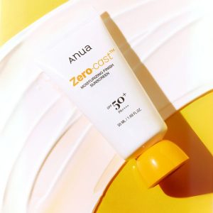 ANUA Zero-Cast Moisturizing Finish Sunscreen texture