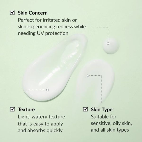 DR. ALTHEA Green Tea Fresh Sunscreen SPF50 PA++++ 45ml 3 DR. ALTHEA Green Tea Fresh Sunscreen texture