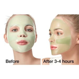 ANUA Heartleaf 70 Soothing Collagen Mask before and after