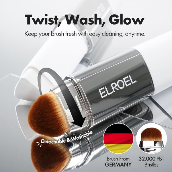 ELROEL Blanc Cover Cream Stick Foundation Light 13g 11 ELROEL Blanc Cover Cream Stick Foundation brush 2
