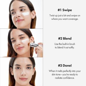 ELROEL Blanc Cover Cream Stick Foundation Light 13g 24 ELROEL Blanc Cover Cream Stick Foundation how to use