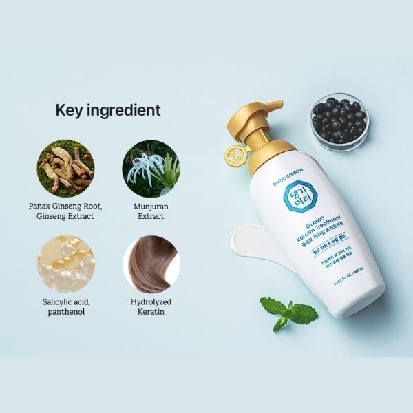 DAENG GI MEO RI Glamo Keratin Treatment 400ml 4 DAENG GI MEO RI Glamo Keratin Treatment ingredients