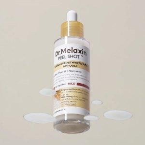 DR. MELAXIN Peel Shot Exfoliant White Rice Ampoule texture 2