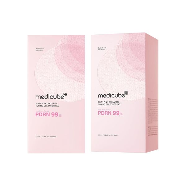MEDICUBE PDRN Pink Toning Gel Toner Pad 70ea 4 MEDICUBE PDRN Pink Toning Gel Toner Pad packaging