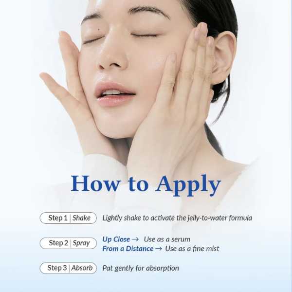 DR. ALTHEA Aqua Marine Jelly Mist 100ml 4 DR. ALTHEA Aqua Marine Jelly Mist how to apply
