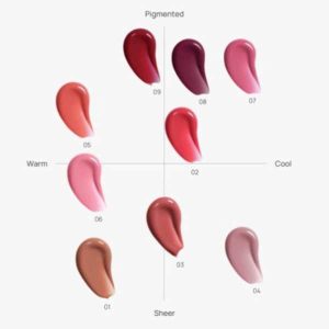 HOUSE OF HUR Moist Ampoule Blusher 05 Peach Coral 10ml 25 HOUSE OF HUR Moist Ampoule Blusher color chart