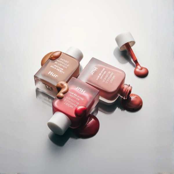 HOUSE OF HUR Moist Ampoule Blusher 05 Peach Coral 10ml 8 HOUSE OF HUR Moist Ampoule Blusher texture 2