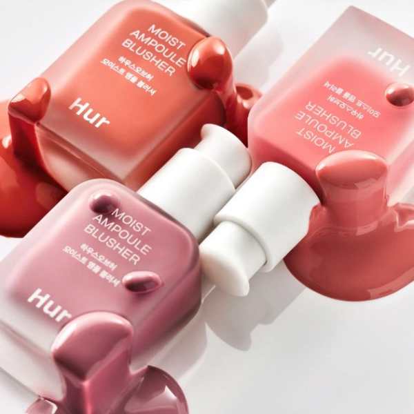 HOUSE OF HUR Moist Ampoule Blusher 05 Peach Coral 10ml 4 HOUSE OF HUR Moist Ampoule Blusher texture