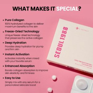 K-SECRET SEOUL 1988 Boosting Ball Collagen 100% benefits