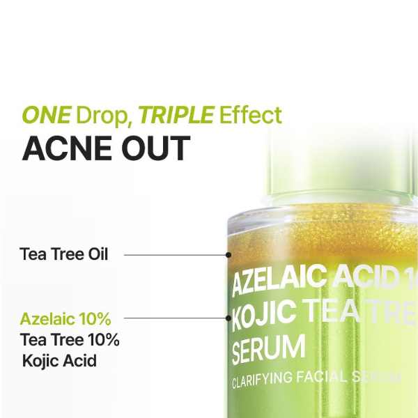 PURITO SEOUL Azelaic Acid 10 Kojic Tea Tree Serum 30ml 4 PURITO SEOUL Azelaic Acid 10 Kojic Tea Tree Serum ingredients 2