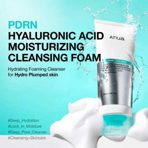 ANUA PDRN Hyaluronic Acid Moisturizing Cleansing Foam 150ml 8 ANUA PDRN Hyaluronic Acid Moisturizing Cleansing Foam benefits 3