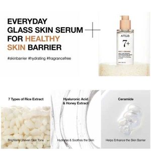 ANUA Rice 7 Ceramide Hydrating Barrier Serum, 50ml 9 ANUA Rice 7 Ceramide Hydrating Barrier Serum ingredients