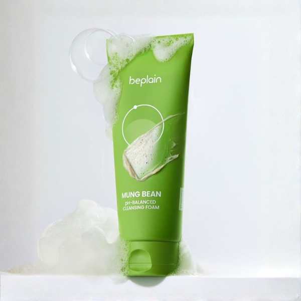 BEPLAIN Mung Bean Greenful pH Balanced Cleansing Foam 80ml 2 BEPLAIN Mung Bean Greenful pH balanced Cleansing Foam IMAGE 2