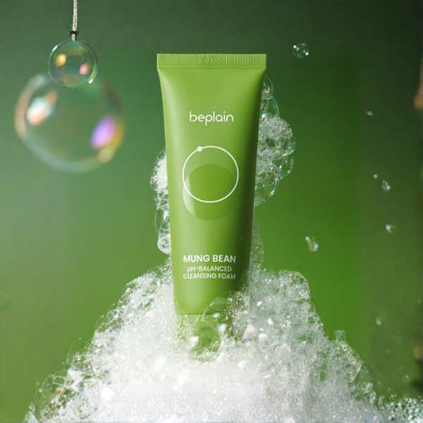 BEPLAIN Mung Bean Greenful pH Balanced Cleansing Foam 80ml 6 BEPLAIN Mung Bean Greenful pH balanced Cleansing Foam IMAGE