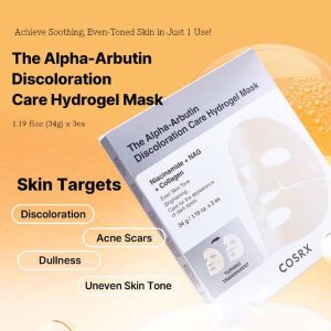 COSRX The Alpha-Arbutin Discoloration Care Hydrogel Mask 34g 14 COSRX The Alpha-Arbutin Discoloration Care Hydrogel Mask benefits 2
