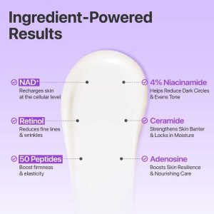 NUMBUZIN No.9 NAD+ Retinol Volumetox Eye Cream ingredients