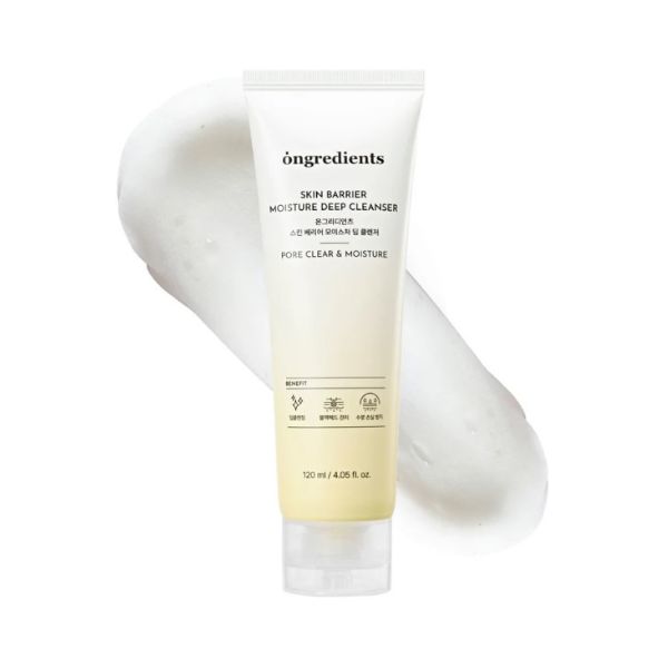 ONGREDIENTS Skin Barrier Moisture Deep Cleanser 120ml 1 ONGREDIENTS Skin Barrier Moisture Deep Cleanser 120ml