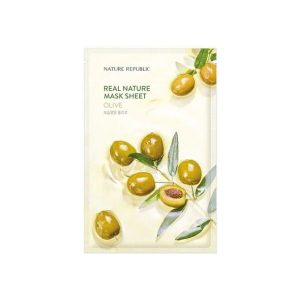 NATURE REPUBLIC Real Nature Mask Sheet Olive 23ml