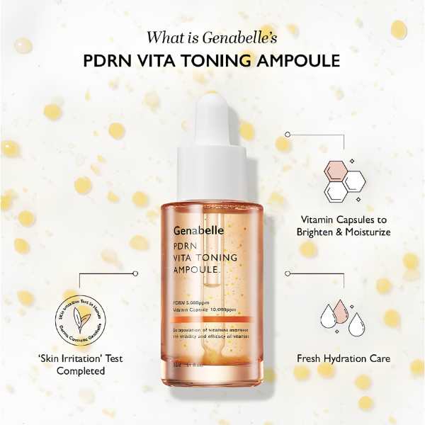 GENABELLE PDRN Vita Toning Ampoule 30ml 7 GENABELLE PDRN Vita Toning Ampoule benefit