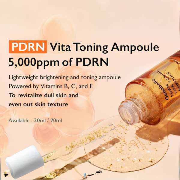 GENABELLE PDRN Vita Toning Ampoule 30ml 10 GENABELLE PDRN Vita Toning Ampoule benefits