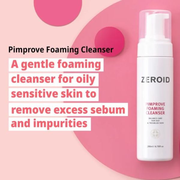 ZEROID Pimprove Foaming Cleanser 200ml 2 ZEROID Pimprove Foaming Cleanser image