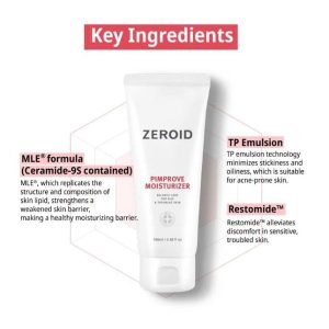 ZEROID Pimprove Moisturizer ingredients