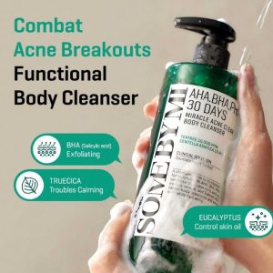 SOMEBYMI AHA-BHA-PHA 30 days Miracle Acne Body Cleanser 400g 8 SOMEBYMI AHA-BHA-PHA 30 days Miracle Acne Body Cleanser benefits