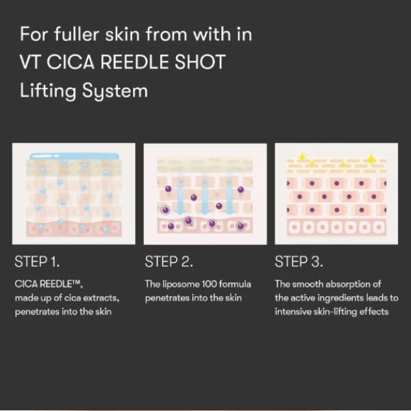 VT COSMETICS Reedle Shot Lifting Cream 50ml 9 VT Cosmetics Reedle Shot Lifting System