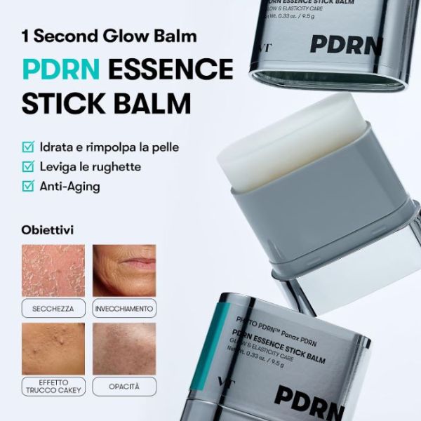 VT COSMETICS PDRN Essence Stick Balm 9,5g 4 VT COSMETICS PDRN Essence Stick Balm benefits