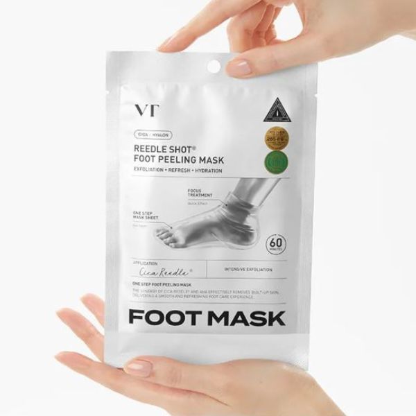 VT COSMETICS Reedle Shot Foot Peeling Mask 40ml 2 VT Cosmetics Reedle Shot Foot Peeling Mask packaging