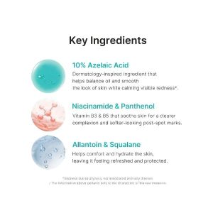 MEDICUBE Azelaic Acid 16 BB Soothing Serum ingredients 2