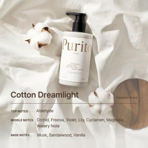 PURITO Luminous Moisture Shea Butter Body Lotion Cotton Dreamlight fragrance