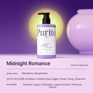 PURITO Luminous Moisture Shea Butter Body Lotion Midnight Romance fragrance