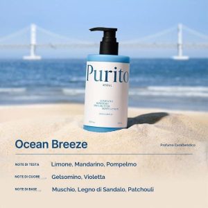 PURITO Luminous Moisture Shea Butter Body Lotion Ocean Breeze fragrance