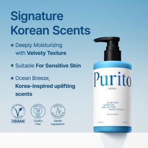 PURITO Luminous Moisture Shea Butter Body Lotion Ocean Breeze vegan